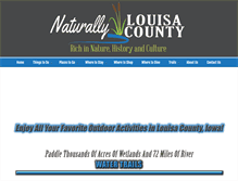 Tablet Screenshot of naturallylouisacounty.com